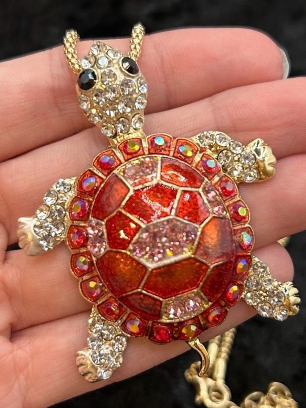 Vintage Betsey  Johnson Broach/Pendant Necklace
